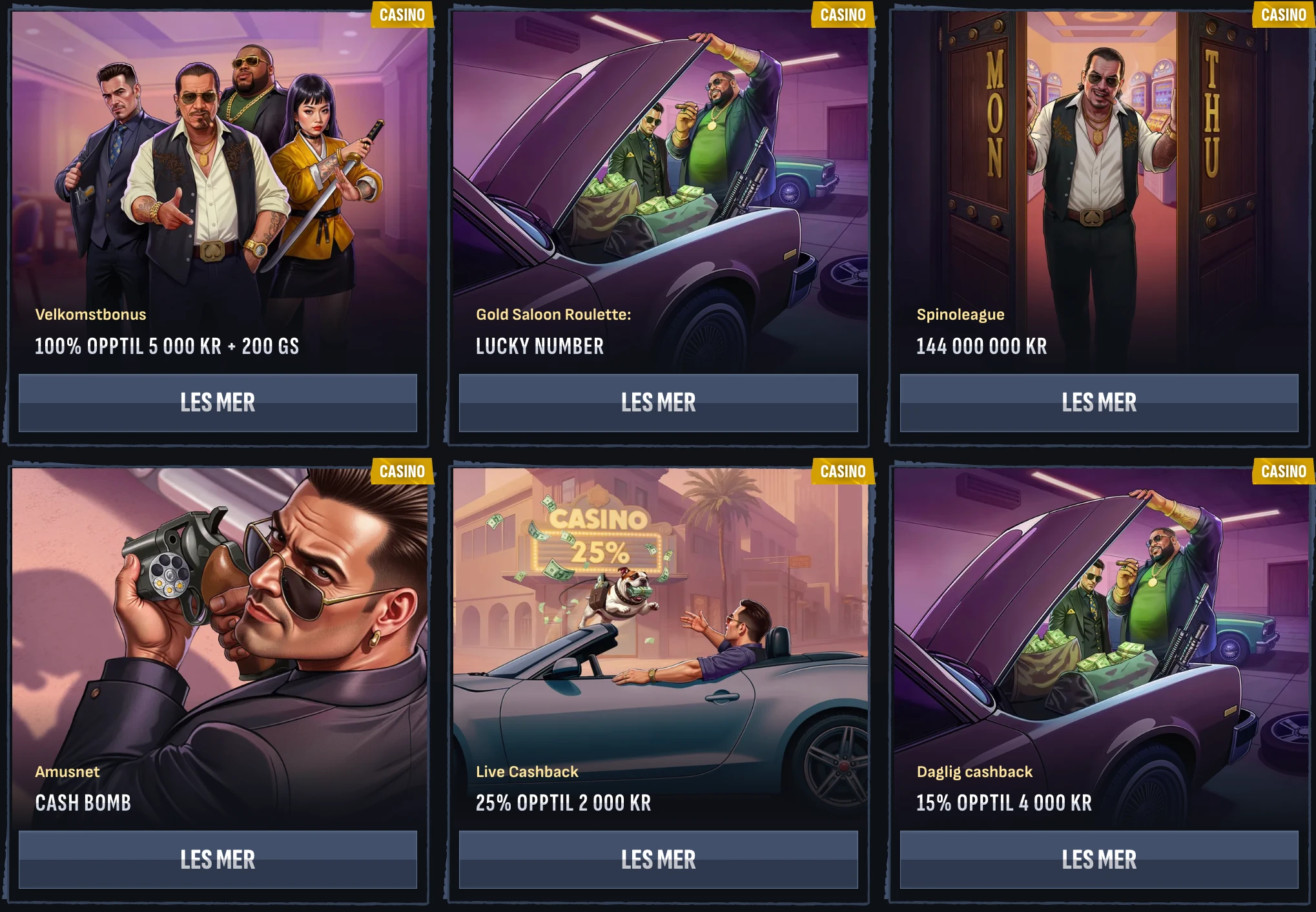 Mafia Casino bonuser